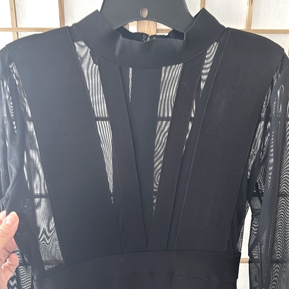 Bebe mesh body con dress - Picture 3 of 6